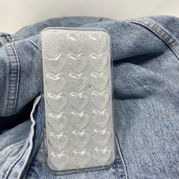 iPhone XS Max Case Clear 3D Heart Cover NEW - Picture 7 of 7